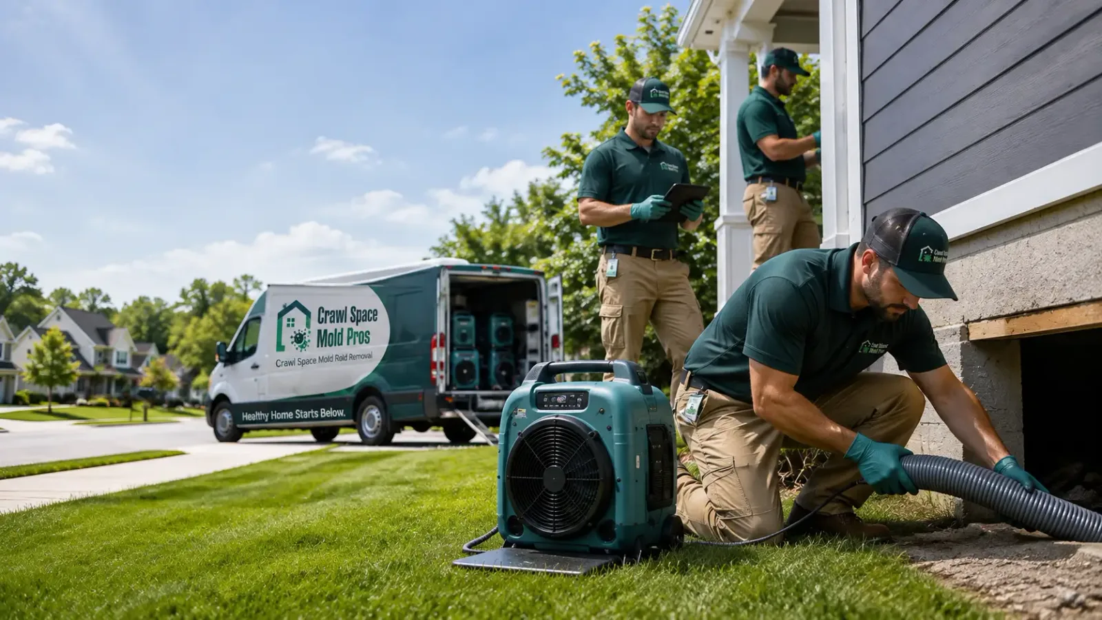 Crawl Space Mold Removal in Spragueville, IA
